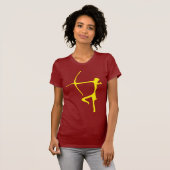 T-shirt jaune d'Archer (Devant entier)