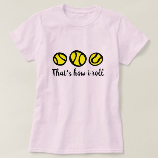 T-shirt jaune | de balle de tennis qui est comment (Design devant)