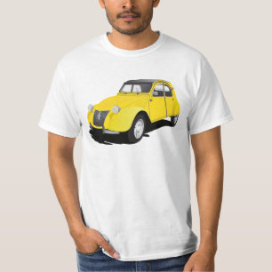 T-shirt Jaune de Citroën 2CV (chevaux de deux)