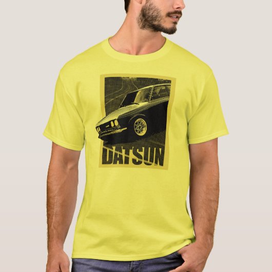 T-shirt Jaune de Datsun 510 (Devant)