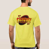 T-shirt jaune de forum de soldat de la paix (Dos)