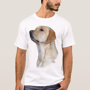 T-shirt jaune de labrador retriever