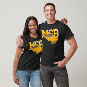 T-shirt Jaune de MGB (Unisexe)