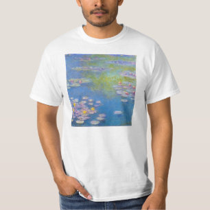 T-shirt jaune de nénuphars de Monet