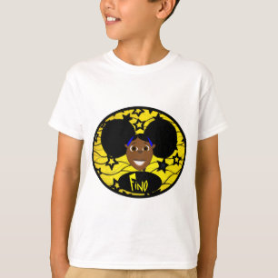 T-shirt Jaune de sourire de Fino ouvrier !