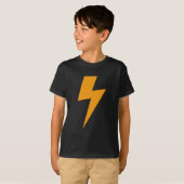 T-shirt Jaune d'énergie tonnerre Imprimé (Devant entier)