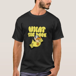 T-shirt Jaune Duckie En Caoutchouc Quel Canard Drôle Rubbe