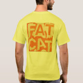 T-shirt Jaune Fat Cat (Dos)