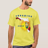 T-shirt (Jaune) Florida Vacation Fun (Devant)