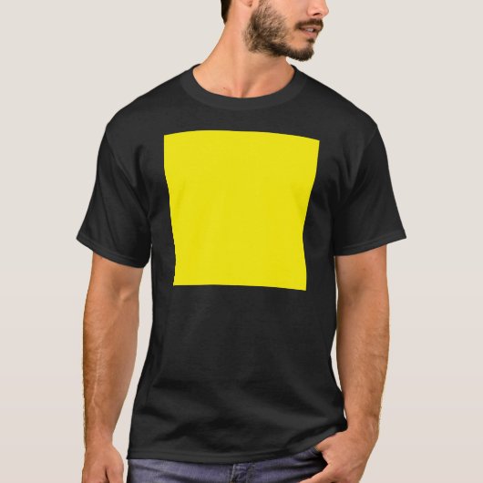 T-shirt Jaune fluorescent (Devant)