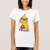 T-shirt Jaune Fruit Fruit Jaune Banane Pun (Devant)
