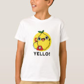 T-shirt Jaune Funny Pun de citron jaune (Devant)
