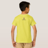 T-shirt Jaune garçon de Clawdia (Dos entier)