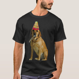 T-shirt Jaune Labrador Retriever Birday