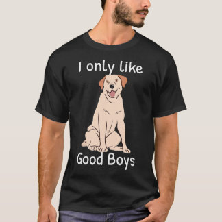 T-shirt Jaune Labrador Retriever Lab Chien J'Aime Que Bien