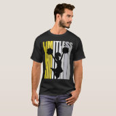 T-shirt Jaune Limitless Chevrolet Anniversaire mignon Rétr (Devant entier)
