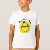 T-shirt Jaune llujah Funny Pun citron (Devant)