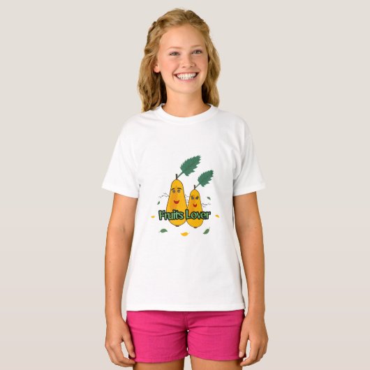 T-shirt Jaune poire couple (Devant entier)