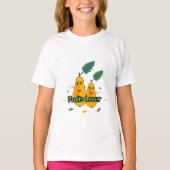 T-shirt Jaune poire couple (Devant)