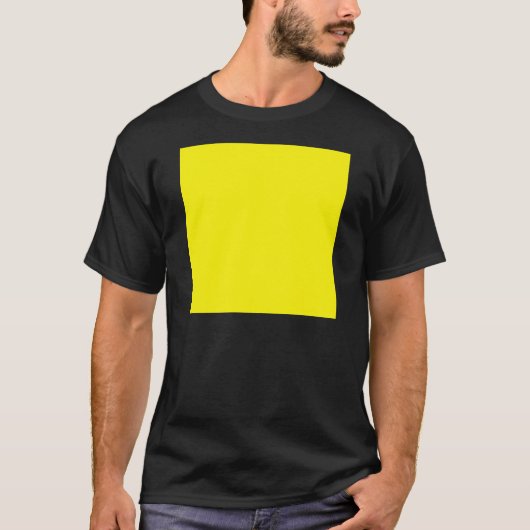 T-shirt Jaune très vif (Devant)