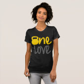 T-shirt Jaune "un amour" Kettlebell (Devant entier)