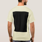 T-shirt jaune unisexe (Dos)