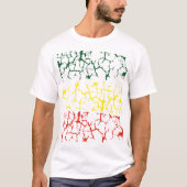 T-shirt Jaune vert. Red (Devant)