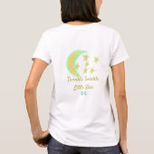 T-shirt Jaune vert scintille Twinkle Little Star ajouter l (Dos)