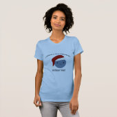 T-shirt J'aurai un Noël bleu sans toi (Devant entier)