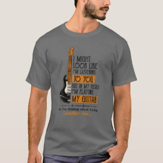 T-shirt J'Aurais L'Air De T'Écouter À Music Gui
