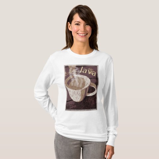 T-shirt Java chaud (Devant entier)