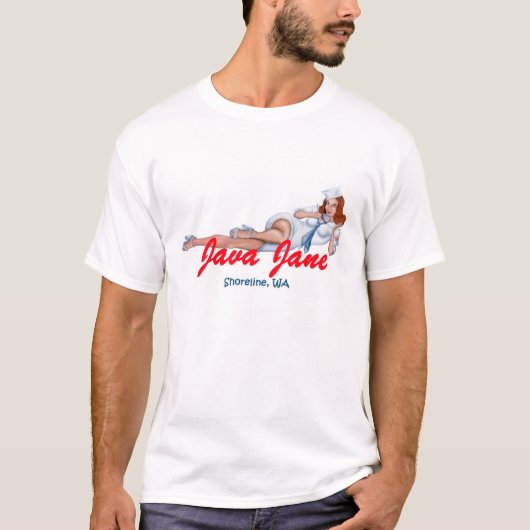 T-shirt Java Jane "ne les embrassent pas simplement au (Devant)