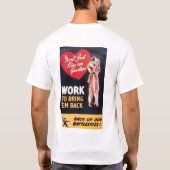 T-shirt Java Jane "ne les embrassent pas simplement au (Dos)