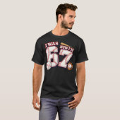 T-shirt J'avais 6 ans maintenant j'ai 7 ans 6 7 Baseball S (Devant entier)