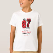 T-shirt J'avais 6 ans, maintenant j'ai 7 ans – Anniversair (Devant)