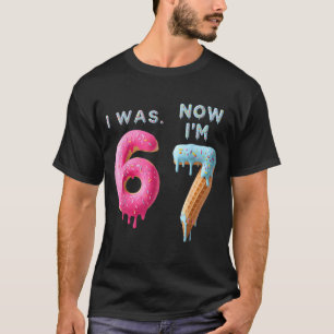 T-shirt J'avais 6 ans maintenant j'ai 7 ans Anniversaire,