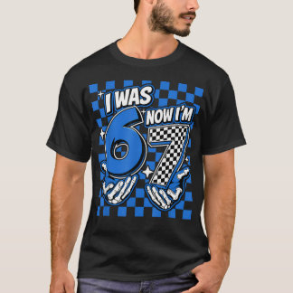 T-shirt J'avais 6 ans maintenant j'ai 7 ans Anniversaire 6