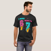 T-shirt J'avais 6 ans maintenant j'ai 7 ans Anniversaire 6 (Devant entier)