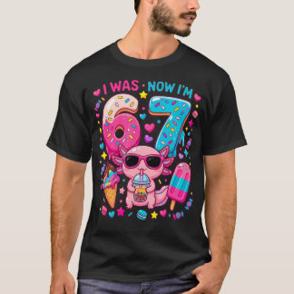T-shirt J'avais 6 ans maintenant j'ai 7 ans anniversaire 6