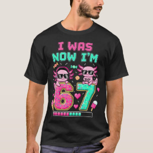 T-shirt J'avais 6 ans maintenant j'ai 7 ans Anniversaire 6