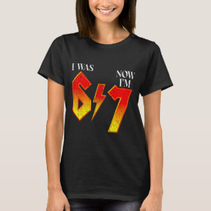 T-shirt J'avais 6 ans maintenant j'ai 7 ans anniversaire d