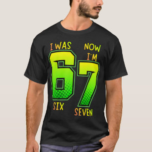 T-shirt J'avais 6 ans maintenant j'ai 7 ans Anniversaire p