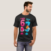 T-shirt J'avais 6 ans maintenant j'ai 7 ans Anniversaire S (Devant entier)