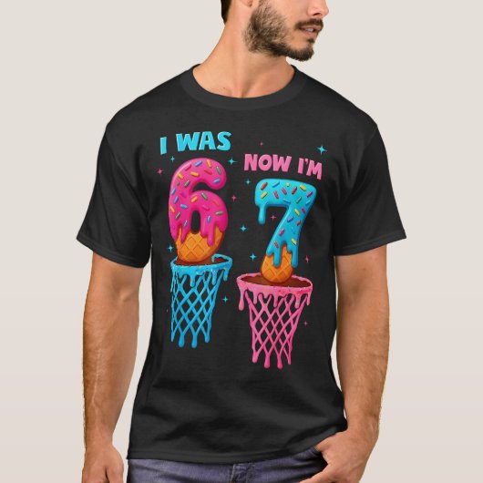 T-shirt J'avais 6 ans maintenant j'ai 7 ans drôle 67 mème (Devant)