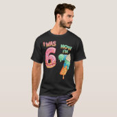 T-shirt J'avais 6 ans maintenant j'ai 7 ans drôle 6 7 mème (Devant entier)