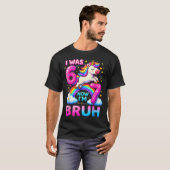 T-shirt J'avais 6 ans maintenant j'ai 7 ans drôle 6 7 six (Devant entier)