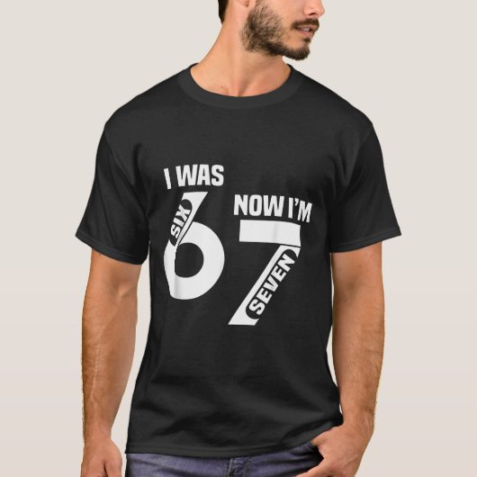 T-shirt J'avais 6 ans maintenant j'ai 7 ans drôle 7ème ann (Devant)