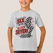 T-shirt J'avais 6 ans ; maintenant j'ai 7 ans. Drôle de 7e (Devant)