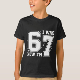 T-shirt J'avais 6 ans maintenant j'ai 7 ans drôle six sept