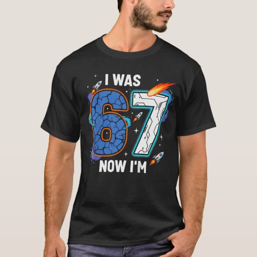 T-shirt J'avais 6 ans maintenant j'ai 7 ans Espace 7e anni (Devant)